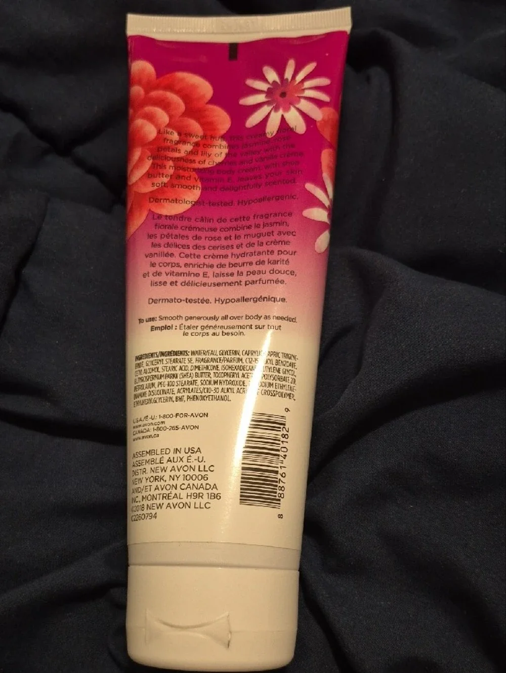 SEALED Avon Blushing Petals Body Cream 8 oz